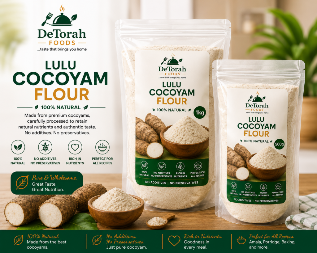Authentic and ready to shop Nigerian groceries Egusi soup and pounded yam meal