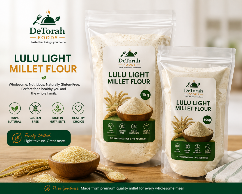 image of millet flour at shop Nigerian groceries