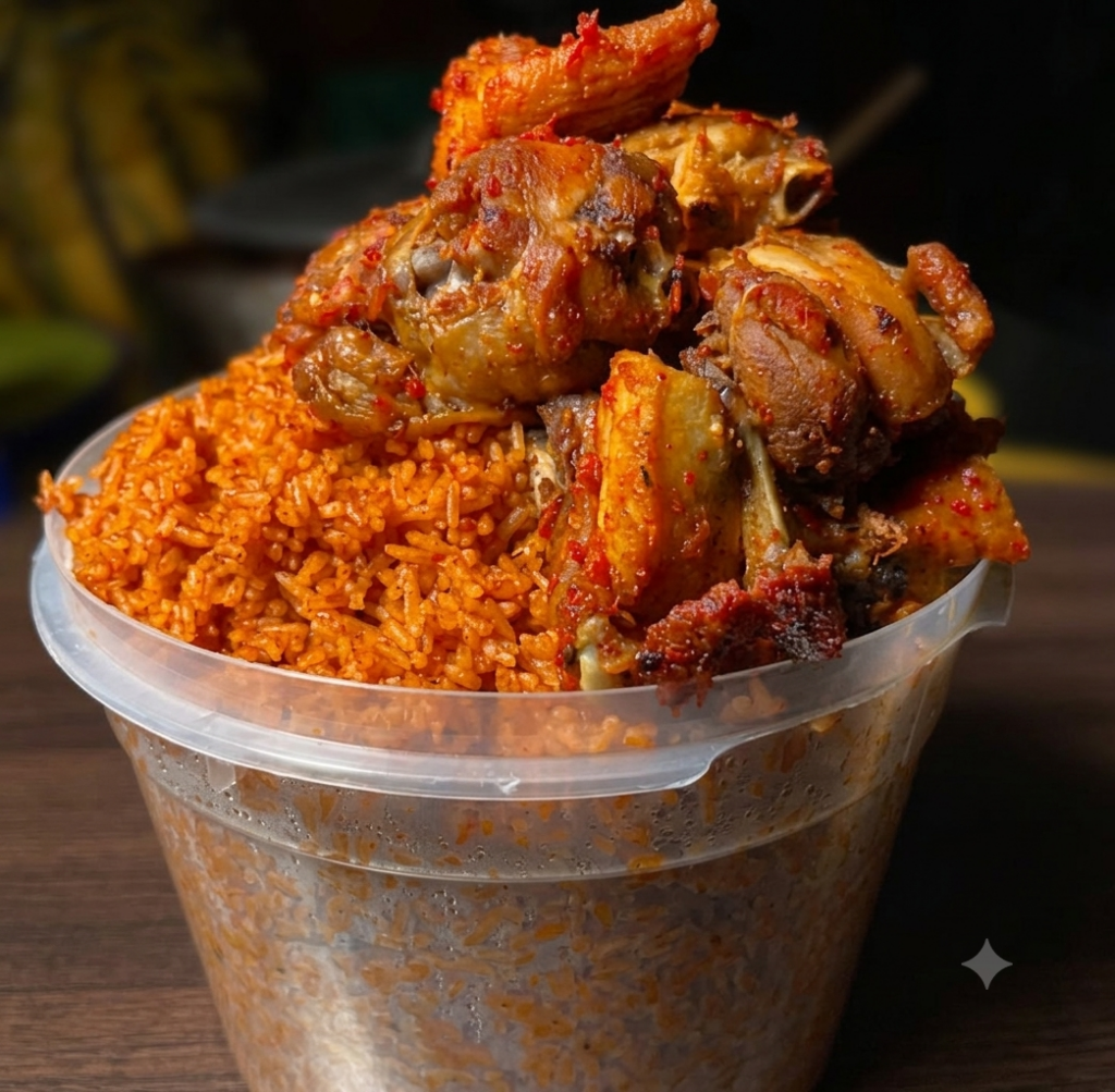 2.5 liters Bowl of jollor rice at Nigerian groceries online